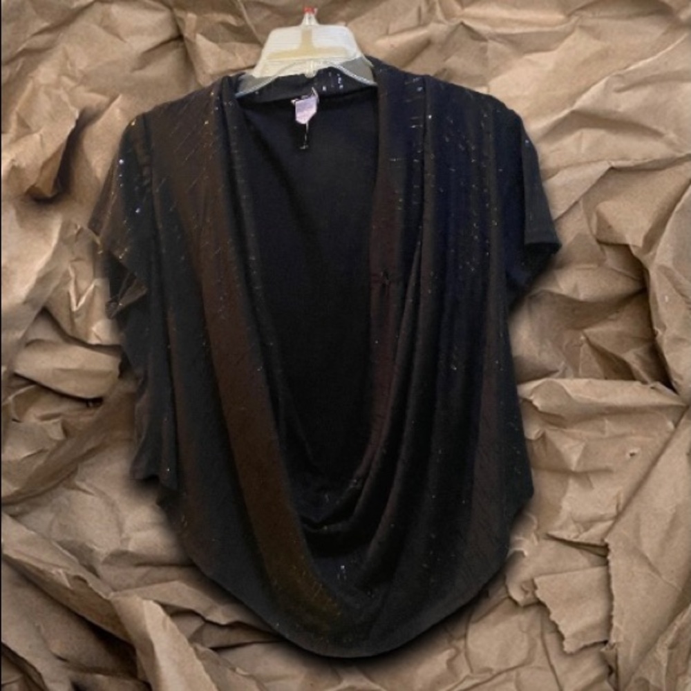 Vamp black crop top